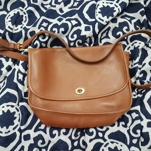 Like new leather Coach purse